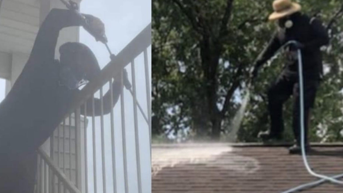 JR4U Pressure Washing in Spring